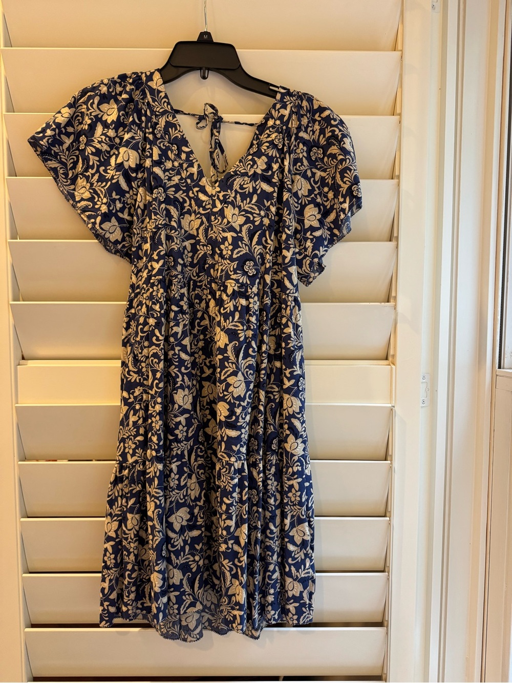 Women's Old Navy Floral V-Neck Tiered Dress